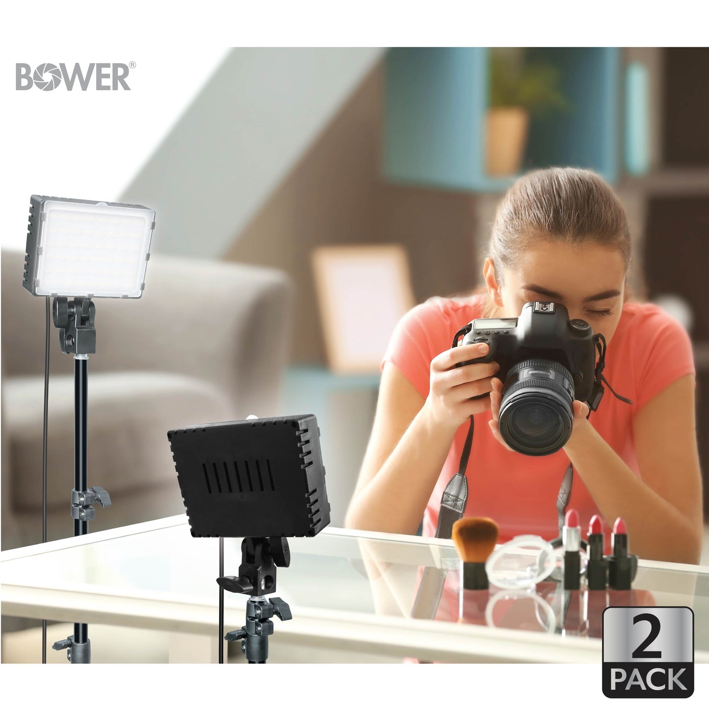 2-Pack LED Kit: RGB, White & Special Effects for Brilliant Content Creation